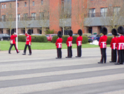 Grenadier Guards Officer on parade
